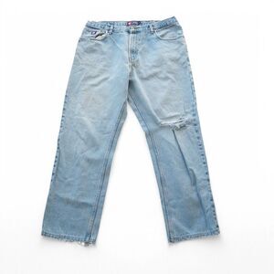 Chaps Ralph Lauren Vintage 90s‎ Y2K Distressed Well Worn Jeans Men's 38 x 32